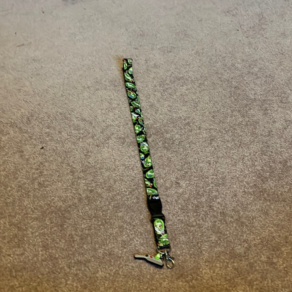 Rick and morty lanyard